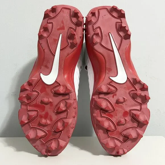 Nike Force Savage Pro 2 Shark “White Uni Red” Men’s Size 13.5 Football Cleats - Picture 7 of 8